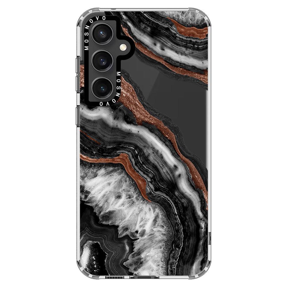 Black Agate Phone Case - Samsung Galaxy S23 FE Case