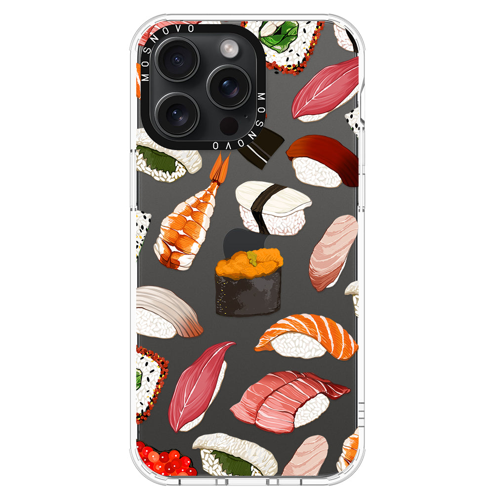 Mixed Sushi Phone Case - iPhone 15 Pro Max Case - MOSNOVO