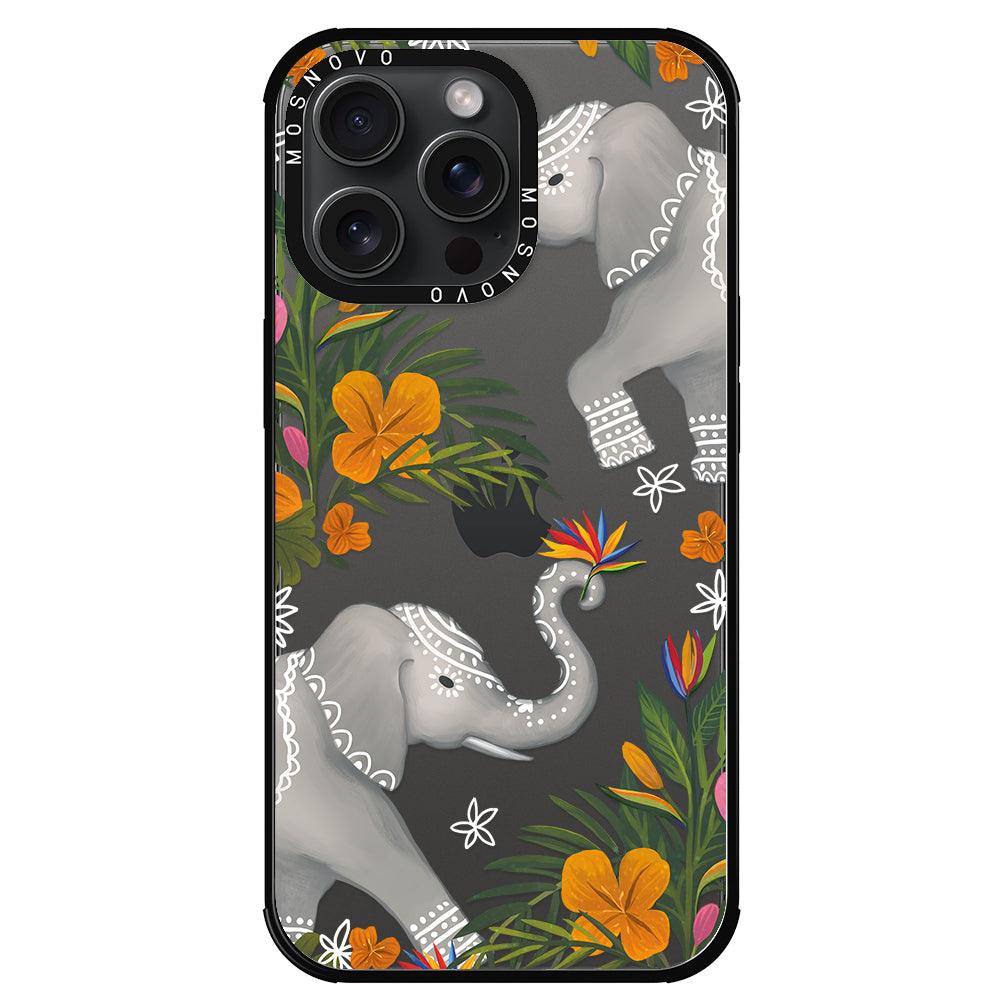 Elephant Phone Case - iPhone 15 Pro Max Case - MOSNOVO