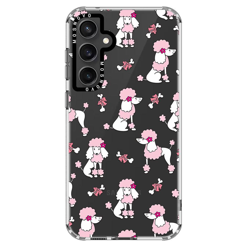 Pink Poodle Phone Case - Samsung Galaxy S23 FE Case