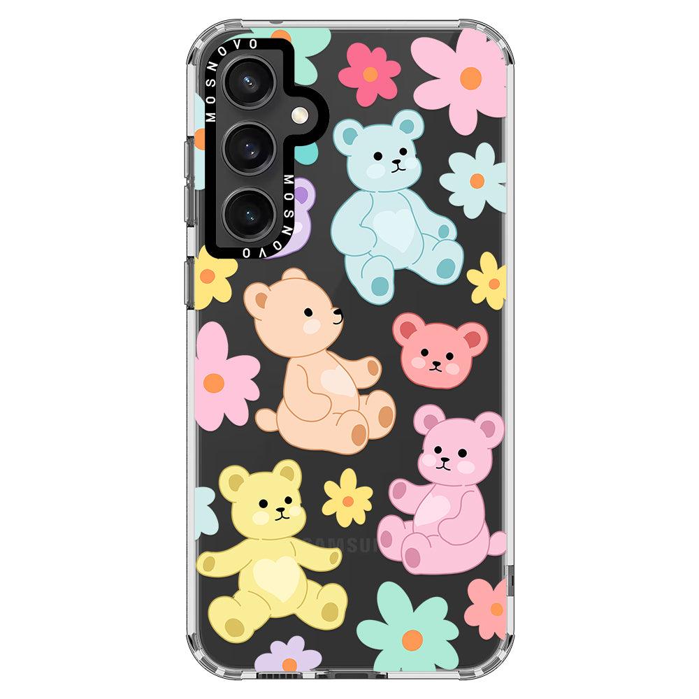 Cute Teddy Bear Phone Case - Samsung Galaxy S23 FE Case