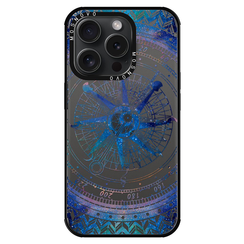 Galaxy Compass Phone Case - iPhone 15 Pro Case - MOSNOVO