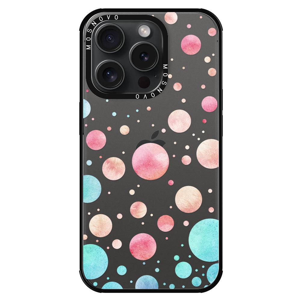 Colorful Bubbles Phone Case - iPhone 15 Pro Case - MOSNOVO