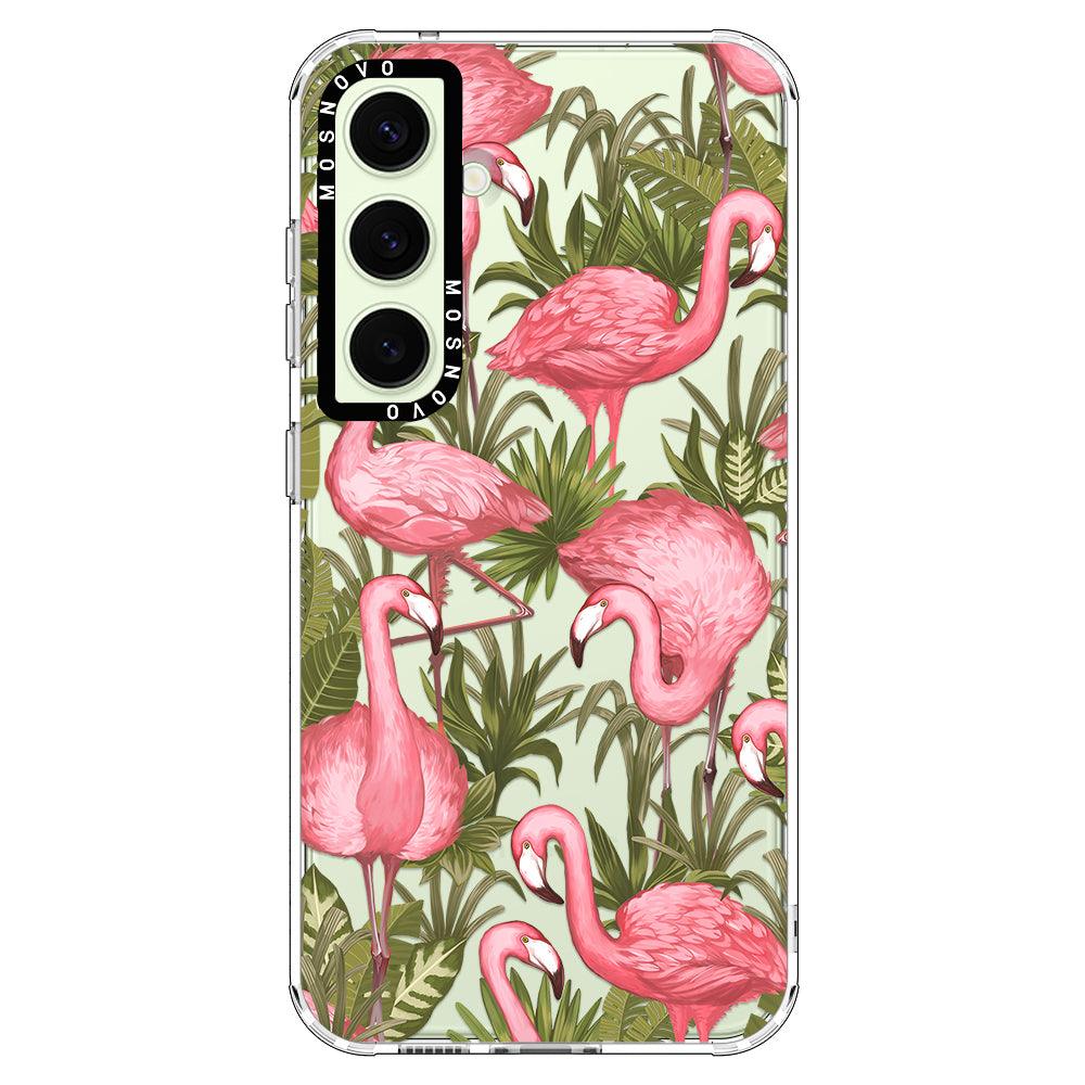 Flamingo Art Phone Case - Samsung Galaxy S24 Case - MOSNOVO