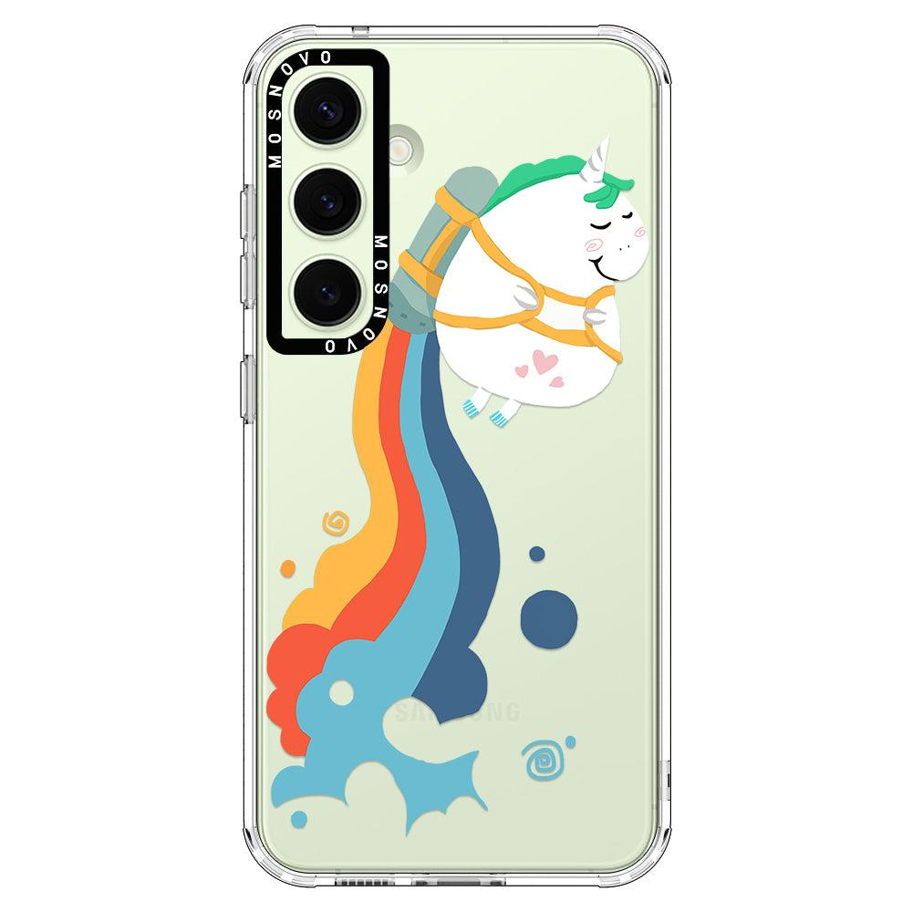 Rainbow Unicorn Phone Case - Samsung Galaxy S24 Case - MOSNOVO