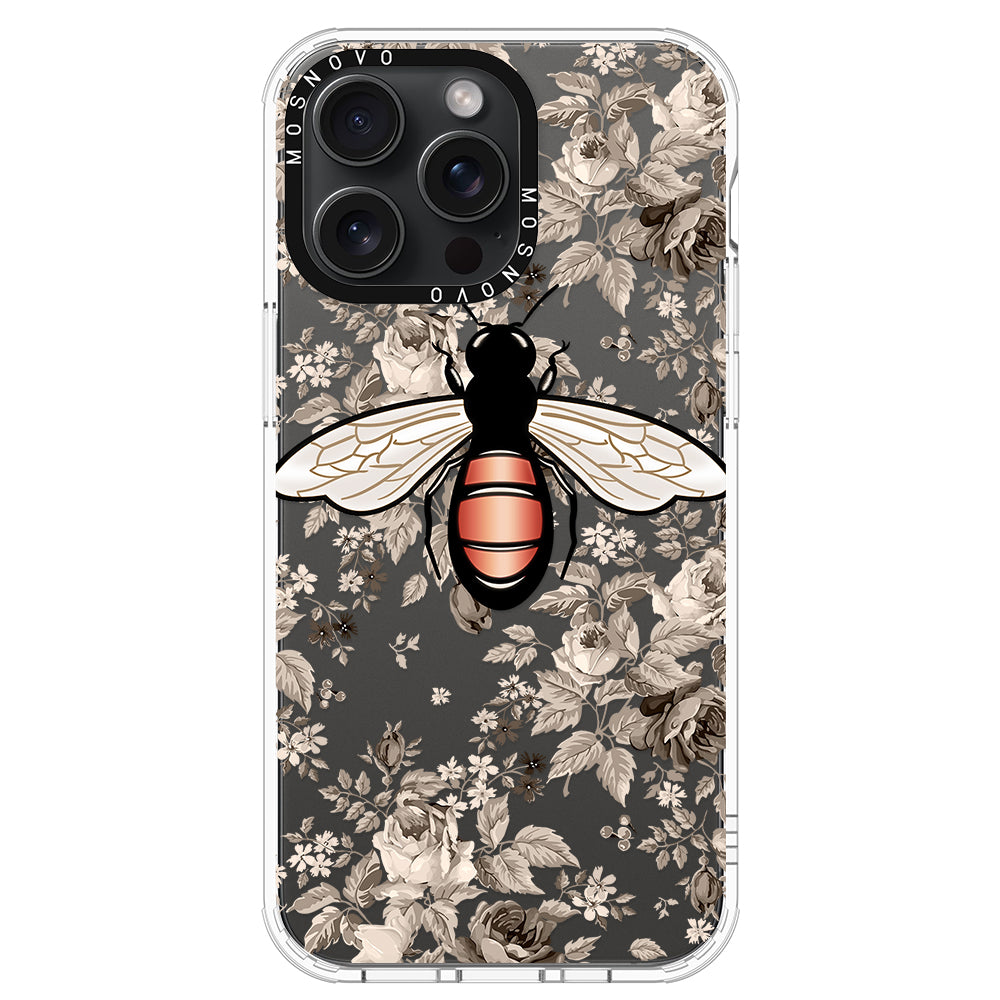 Vintage Bee Phone Case - iPhone 15 Pro Max Case - MOSNOVO