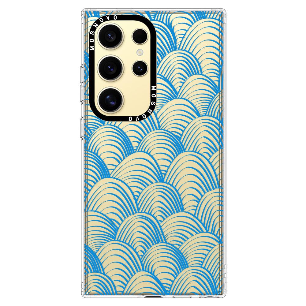 Wavy Art Phone Case - Samsung Galaxy S24 Ultra Case - MOSNOVO