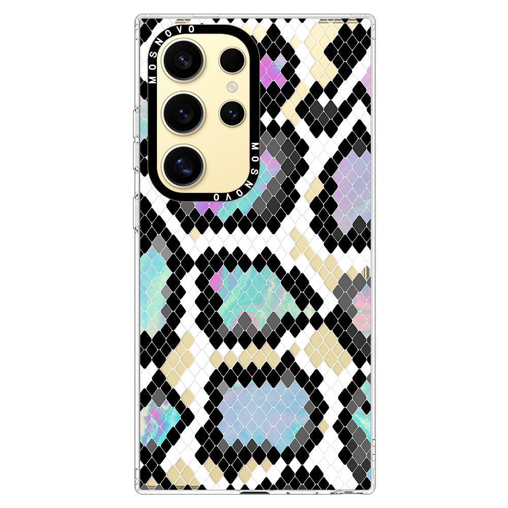 Aurora Snake Print Phone Case - Samsung Galaxy S24 Ultra Case - MOSNOVO