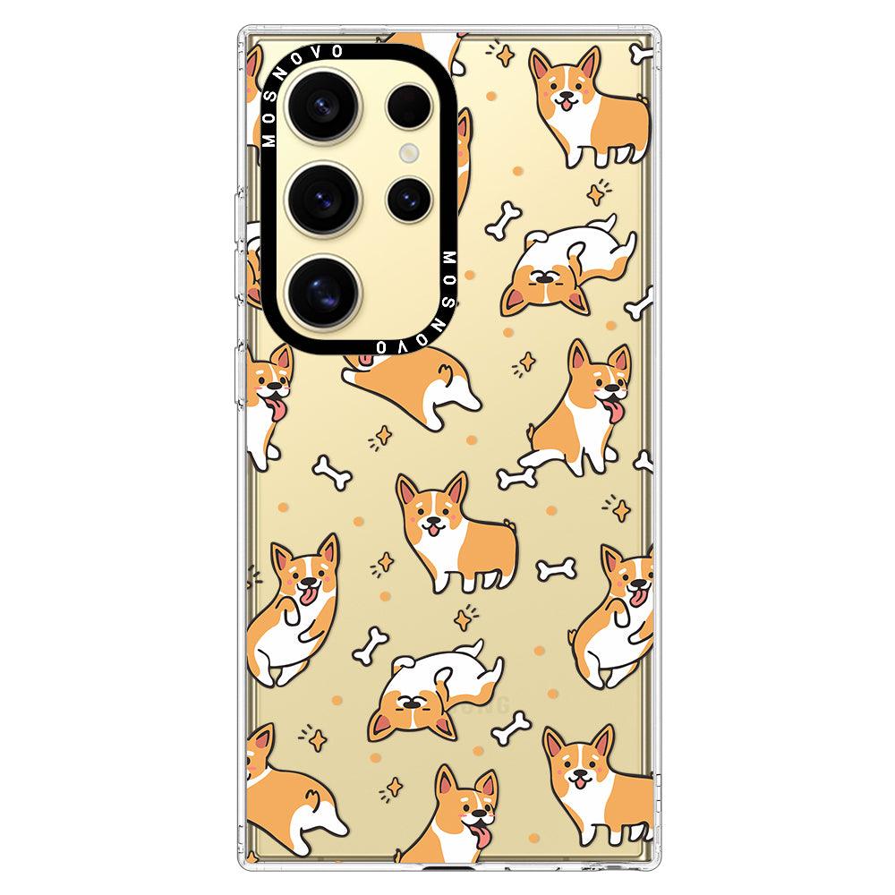 Cute Corgi Phone Case - Samsung Galaxy S24 Ultra Case - MOSNOVO