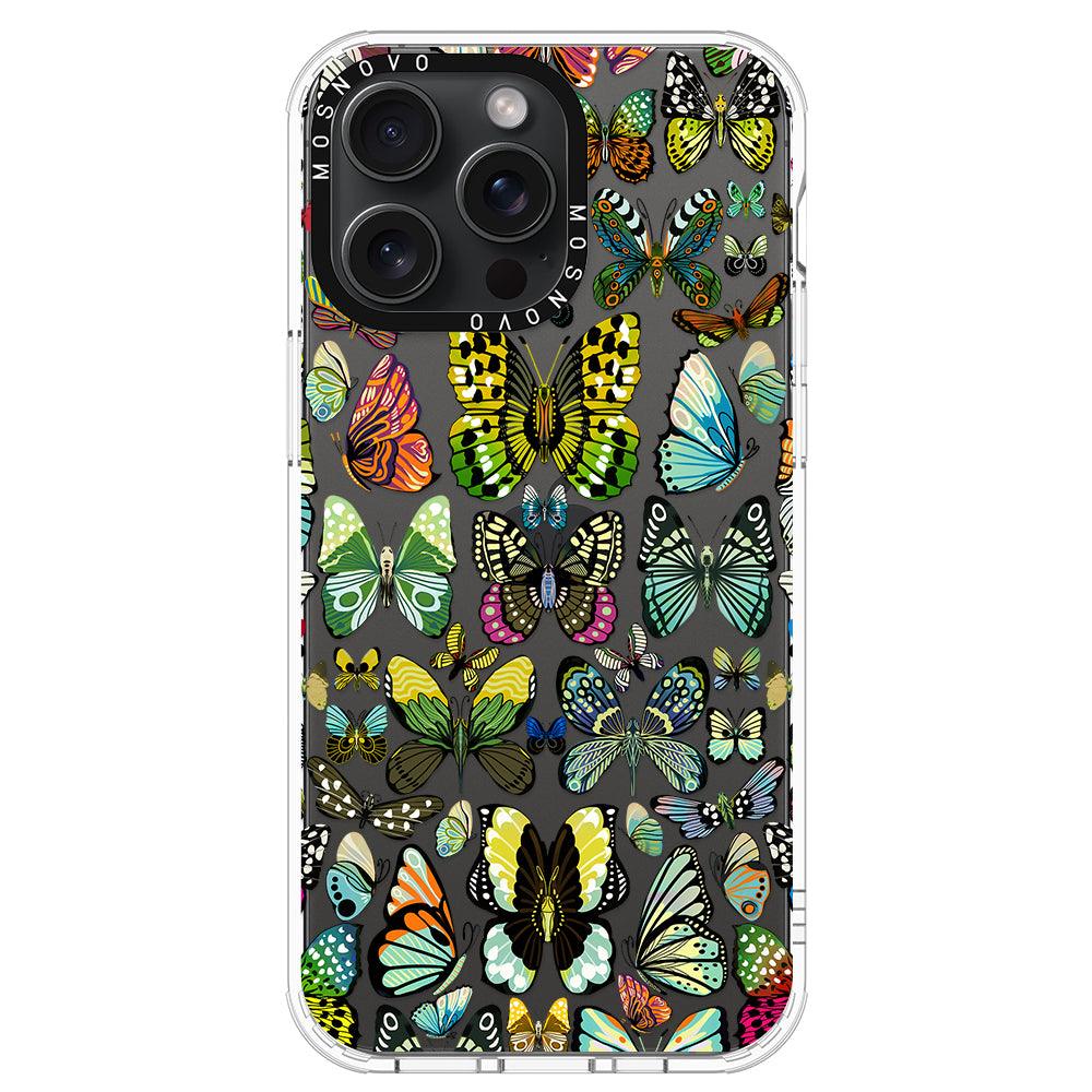 Butterflies Phone Case - iPhone 15 Pro Max Case - MOSNOVO