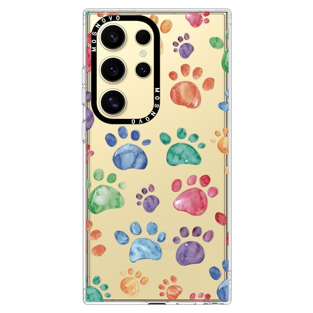 Paws Phone Case - Samsung Galaxy S24 Ultra Case - MOSNOVO