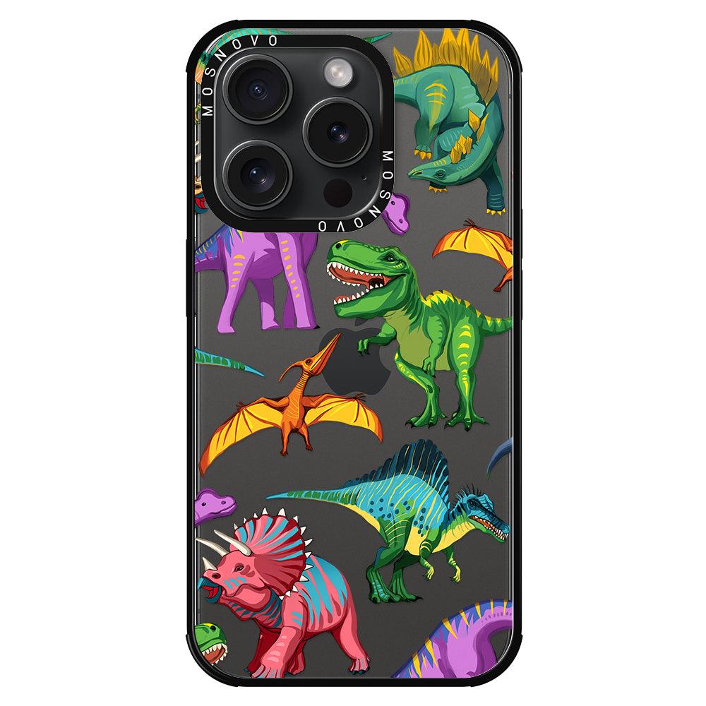 Dinosaur World Phone Case - iPhone 15 Pro Case - MOSNOVO