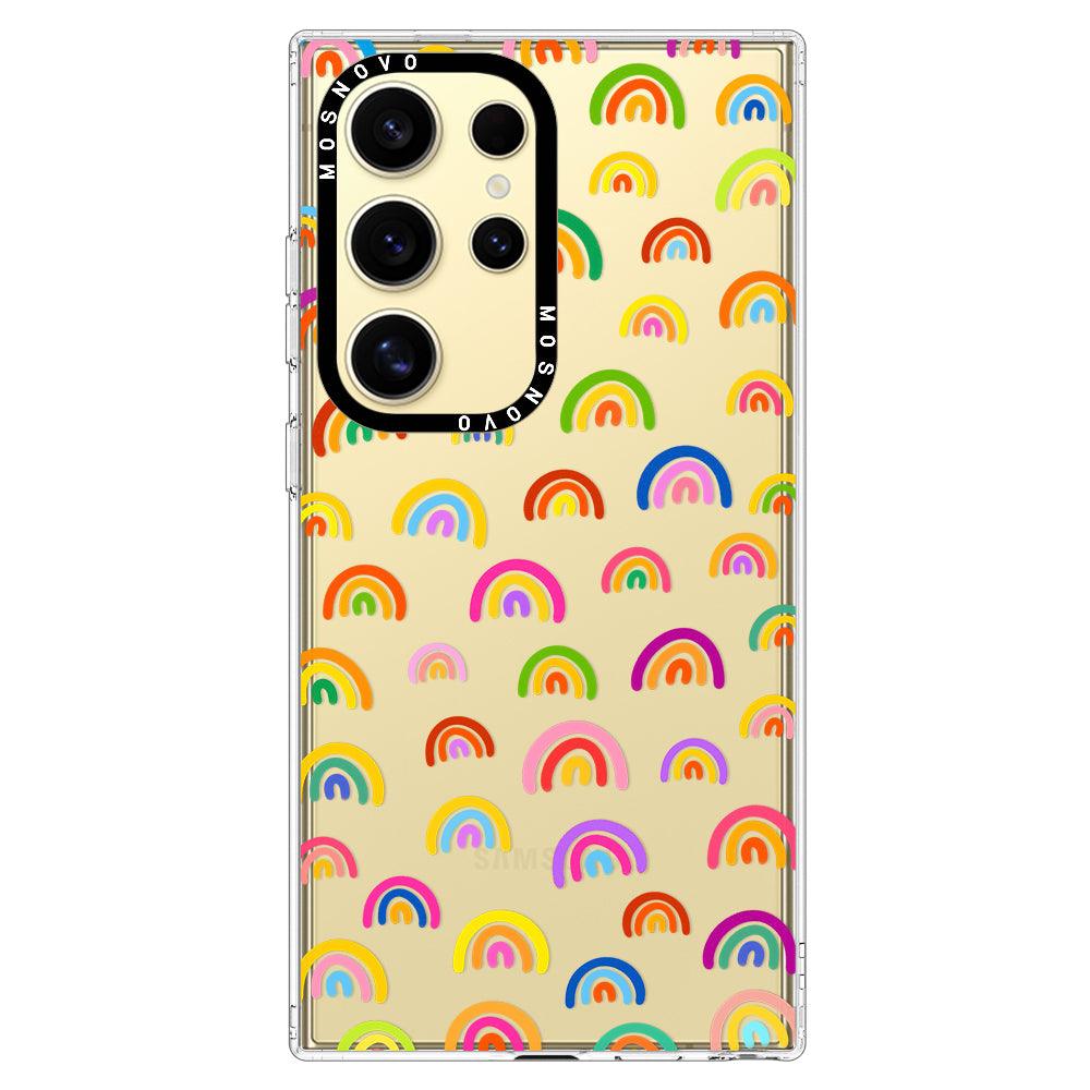 Aesthetic Rainbow Phone Case - Samsung Galaxy S24 Ultra Case - MOSNOVO