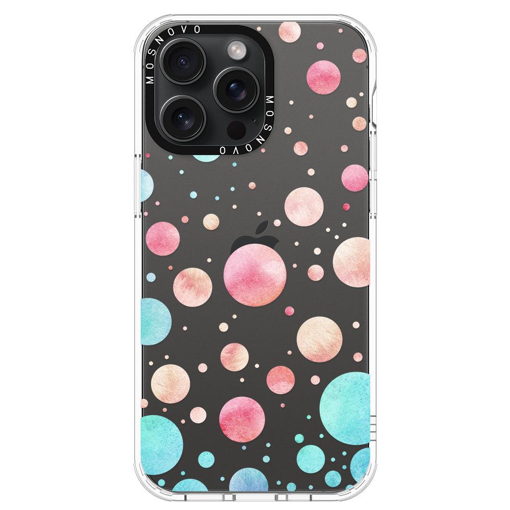 Colorful Bubbles Phone Case - iPhone 15 Pro Max Case - MOSNOVO