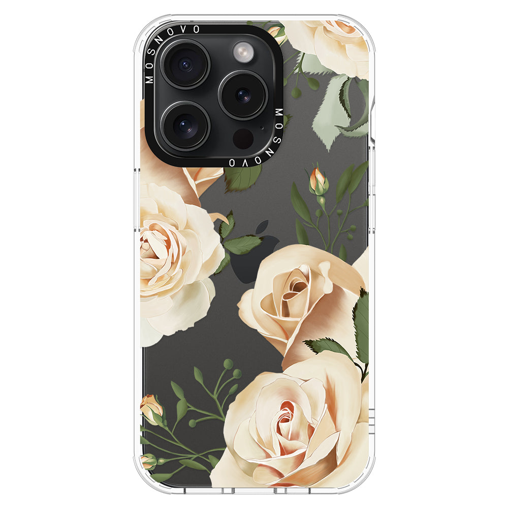 Champagne Roses Phone Case - iPhone 15 Pro Case - MOSNOVO