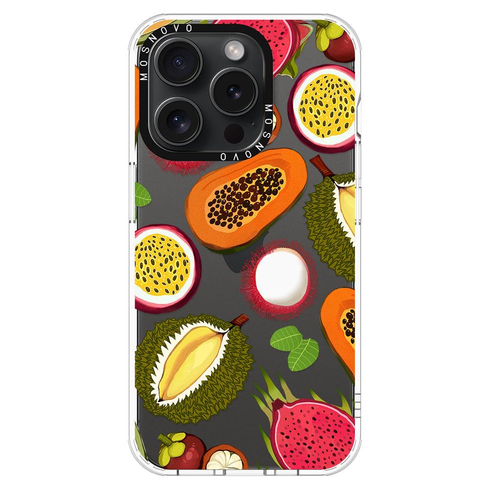 Tropical Fruit Phone Case - iPhone 15 Pro Case - MOSNOVO