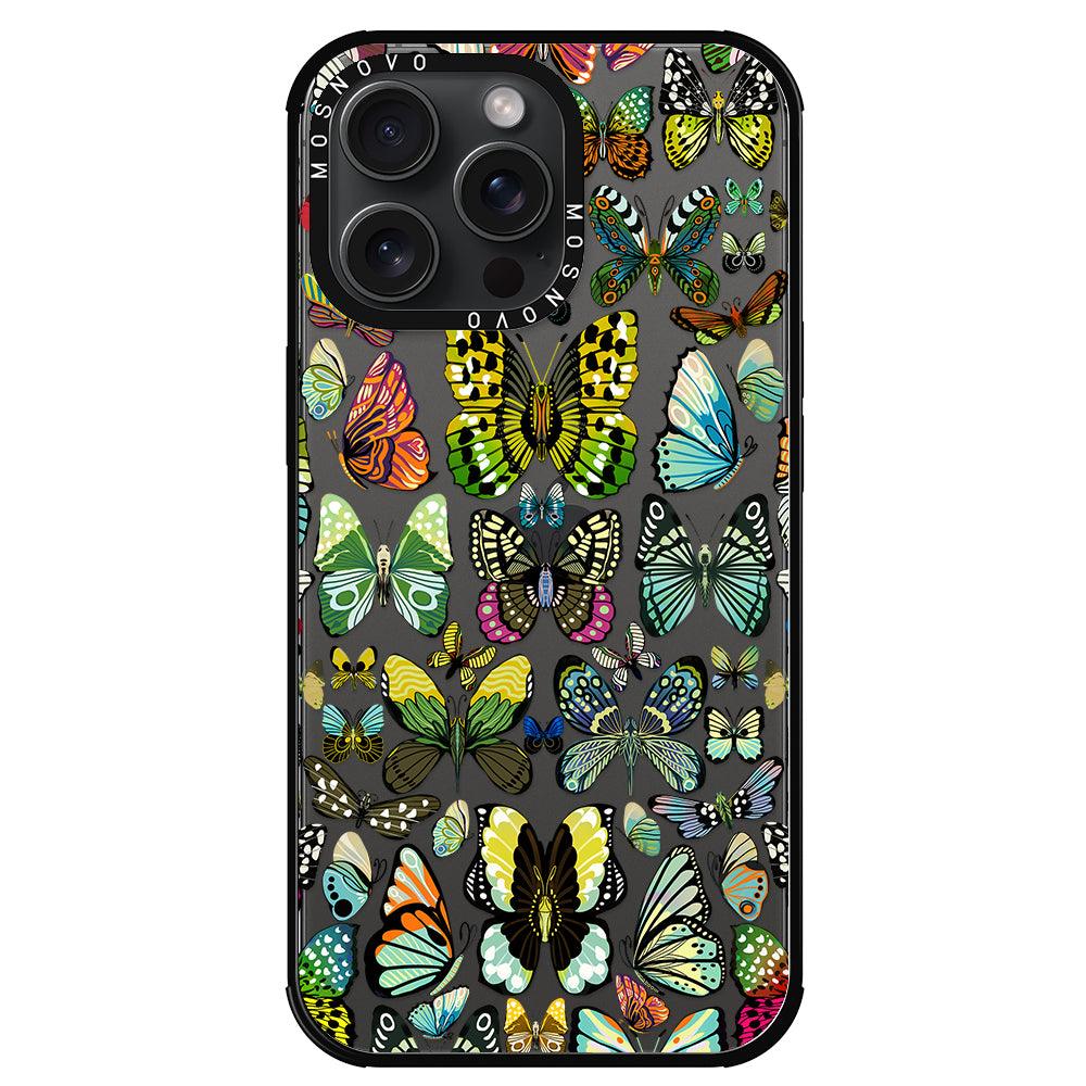 Butterflies Phone Case - iPhone 15 Pro Max Case - MOSNOVO