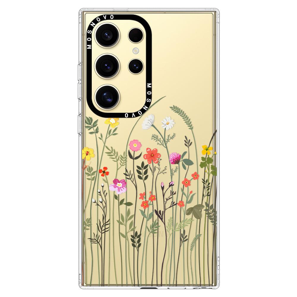 Spring Wildflower Phone Case - Samsung Galaxy S24 Ultra Case - MOSNOVO