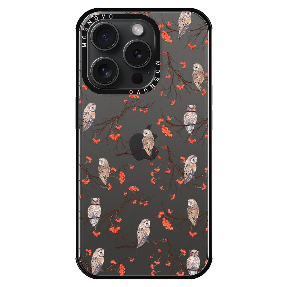 Owl Phone Case - iPhone 15 Pro Case - MOSNOVO