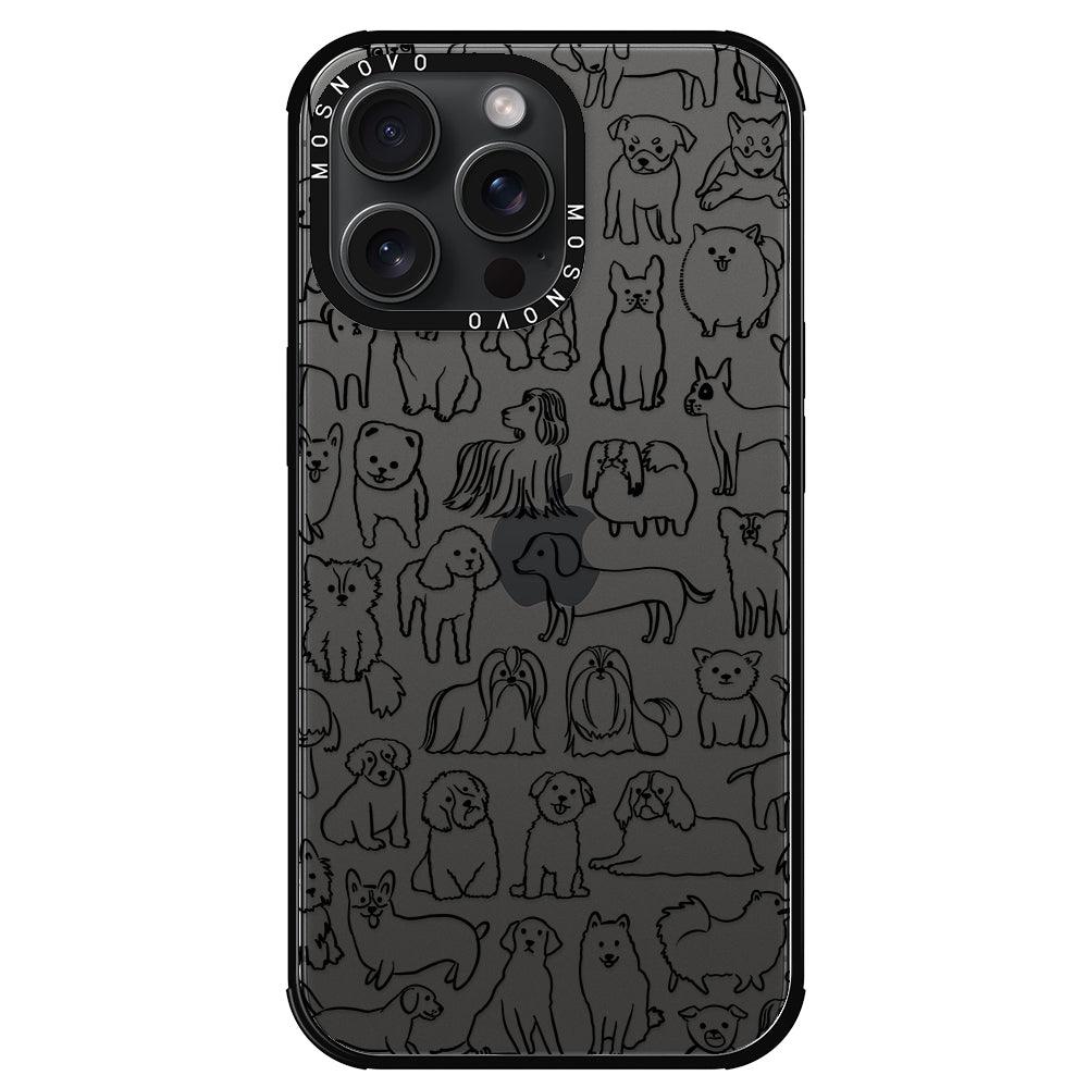 Dogs Phone Case - iPhone 15 Pro Max Case - MOSNOVO