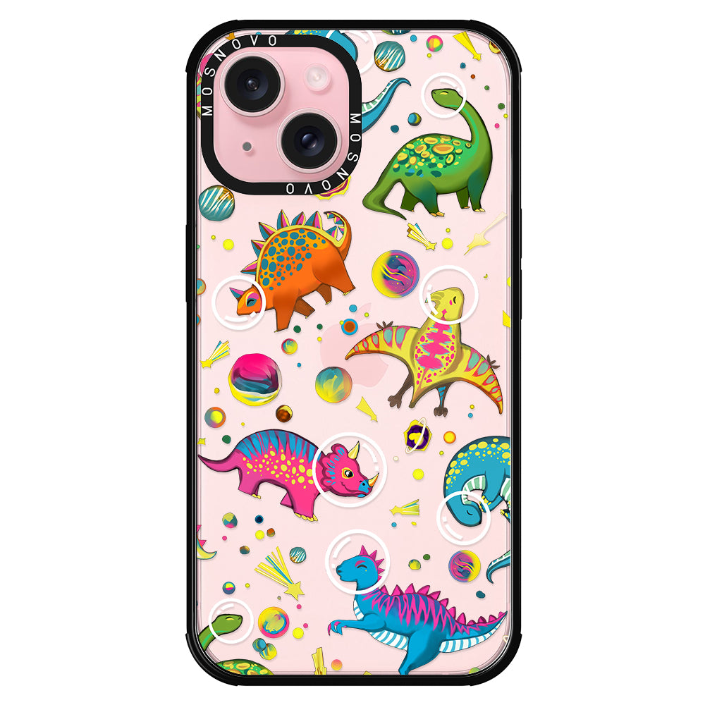 Dinosaur Planet Phone Case - iPhone 15 Plus Case - MOSNOVO