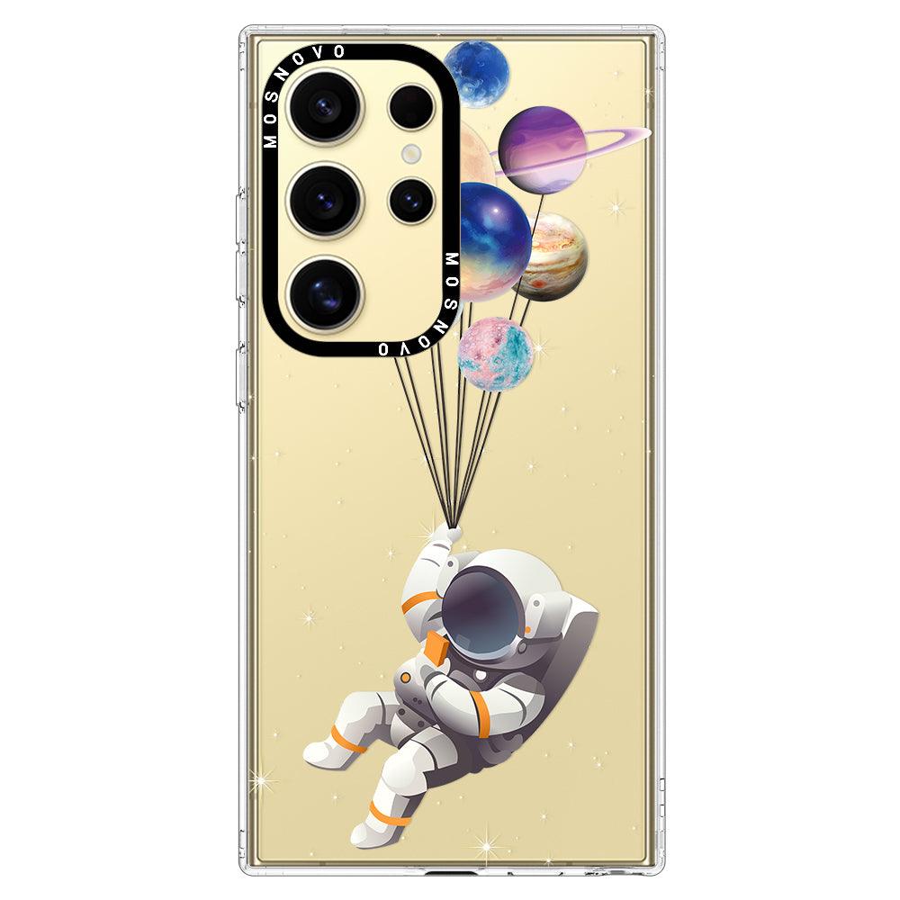 Astronaut Planet Phone Case - Samsung Galaxy S24 Ultra Case - MOSNOVO