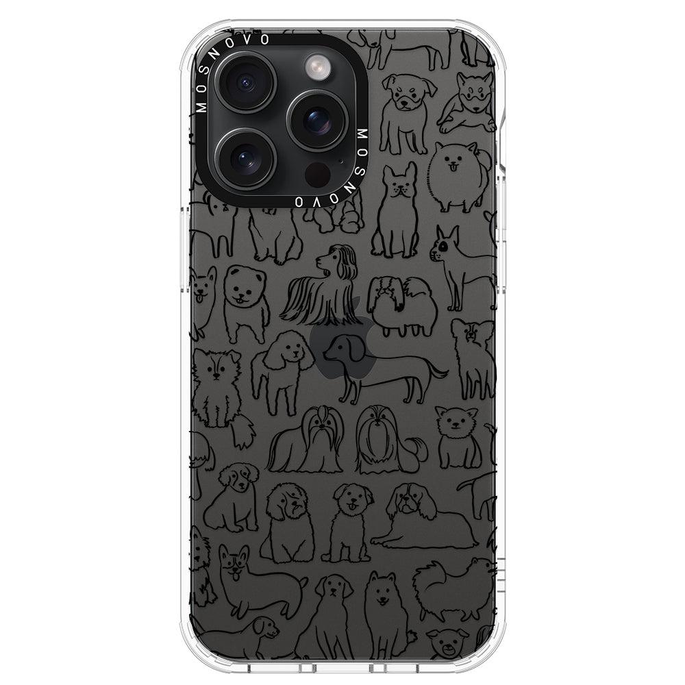 Dogs Phone Case - iPhone 15 Pro Max Case - MOSNOVO