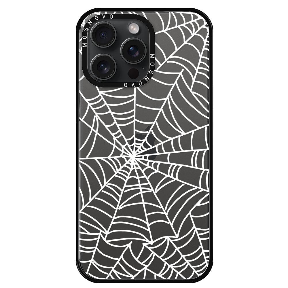 Spider Web Phone Case - iPhone 15 Pro Max Case - MOSNOVO