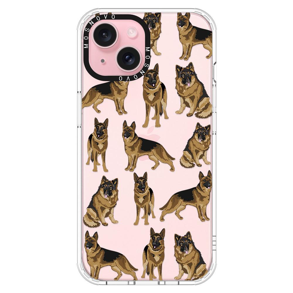 Shepherd Dog Phone Case - iPhone 15 Case - MOSNOVO