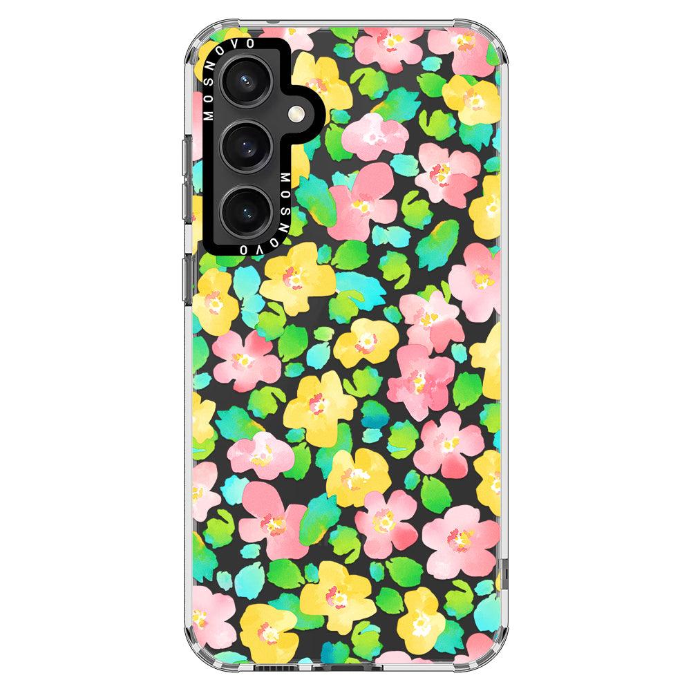 Watercolor Flower Phone Case - Samsung Galaxy S23 FE Case