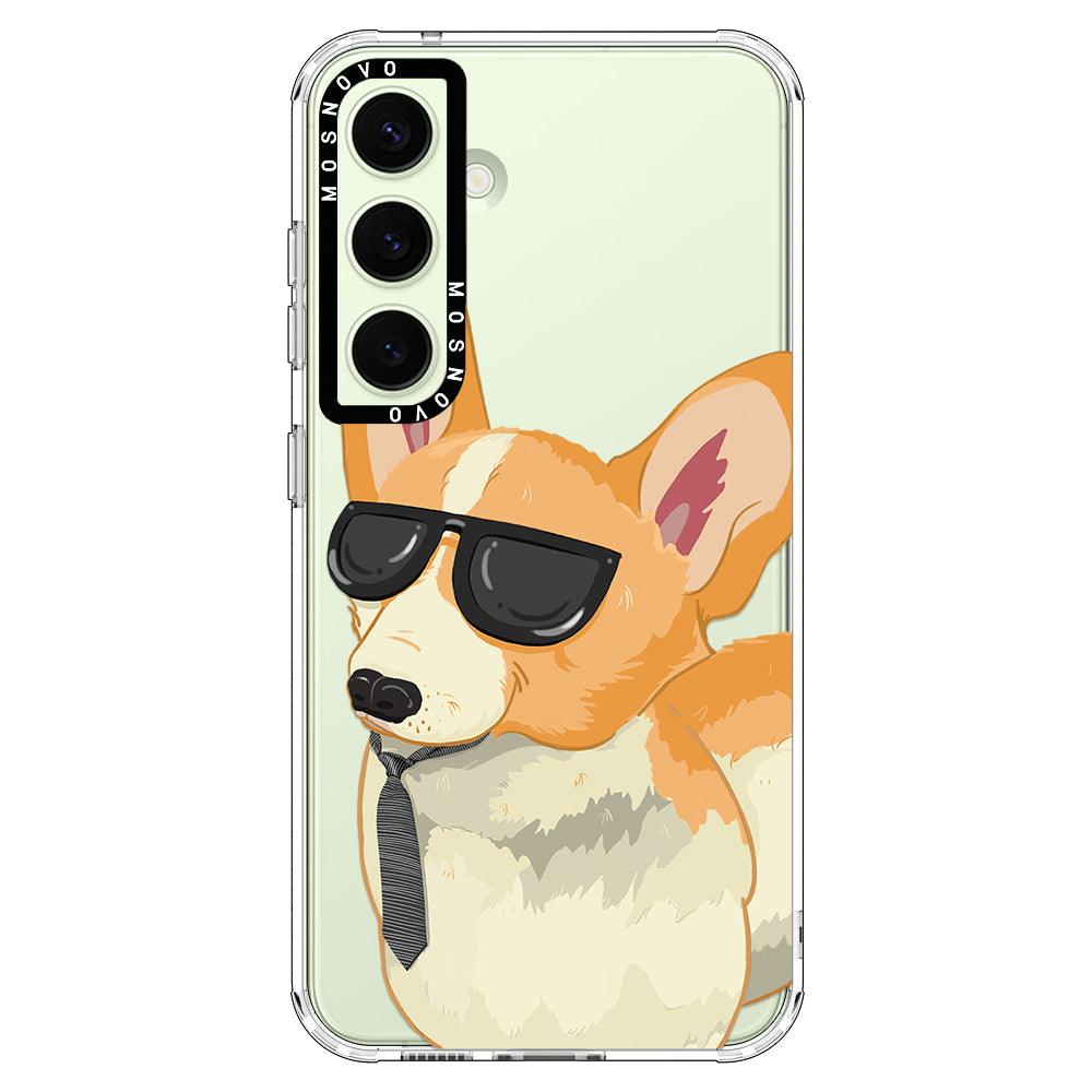 Fluffy Corgi Phone Case - Samsung Galaxy S24 Plus Case - MOSNOVO