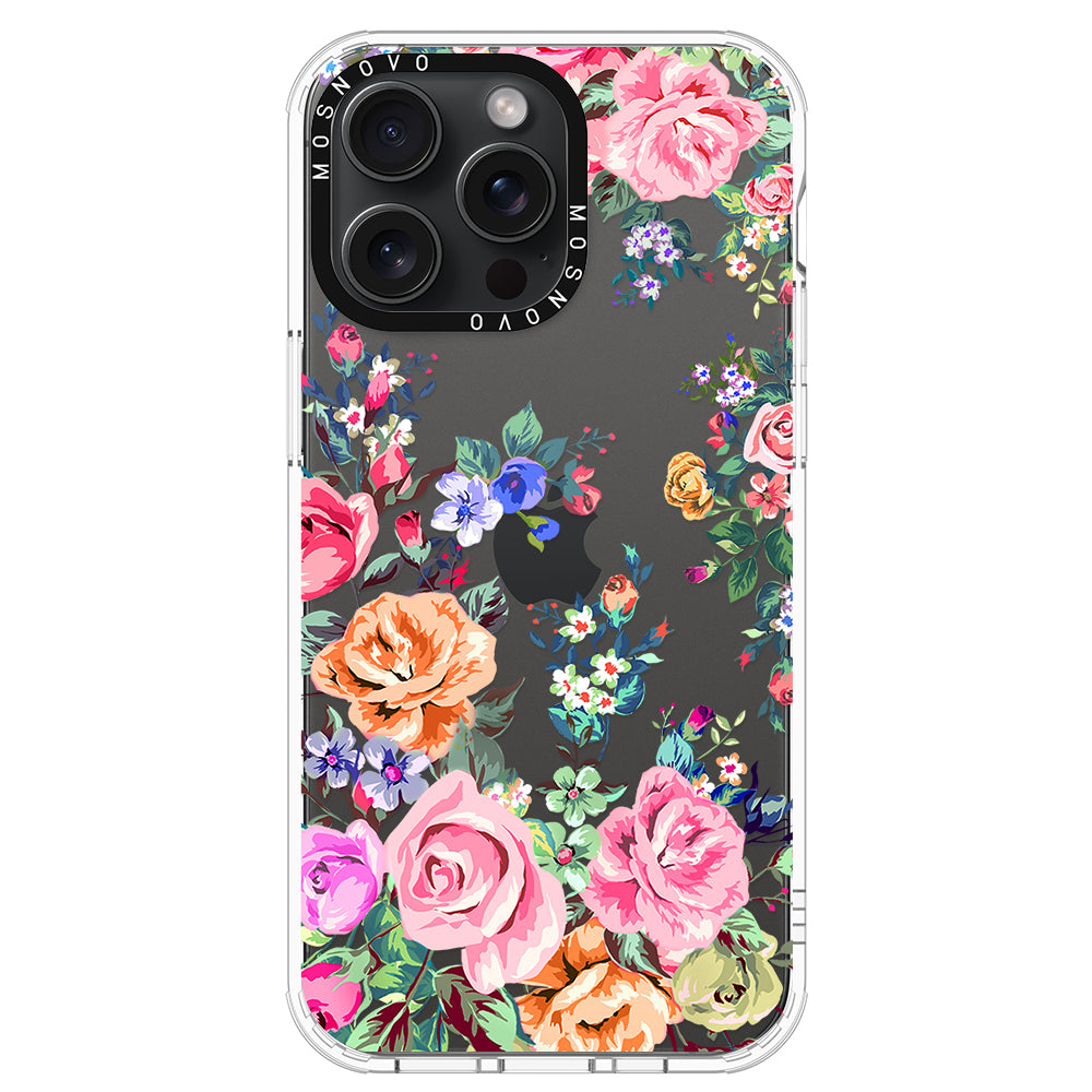 Flower Garden Phone Case - iPhone 15 Pro Max Case - MOSNOVO