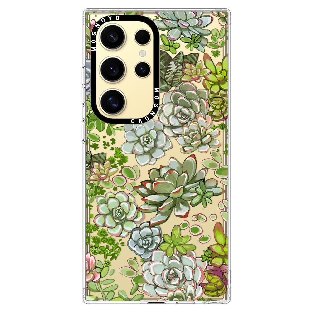 Succulents Phone Case - Samsung Galaxy S24 Ultra Case - MOSNOVO