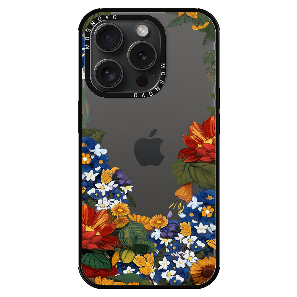 Summer Garden Phone Case - iPhone 15 Pro Case - MOSNOVO