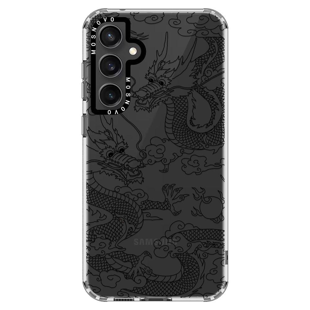 Black Dragon Phone Case - Samsung Galaxy S23 FE Case