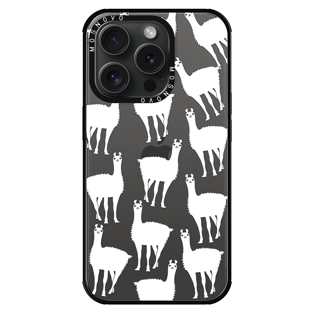 Llama Phone Case - iPhone 15 Pro Case - MOSNOVO