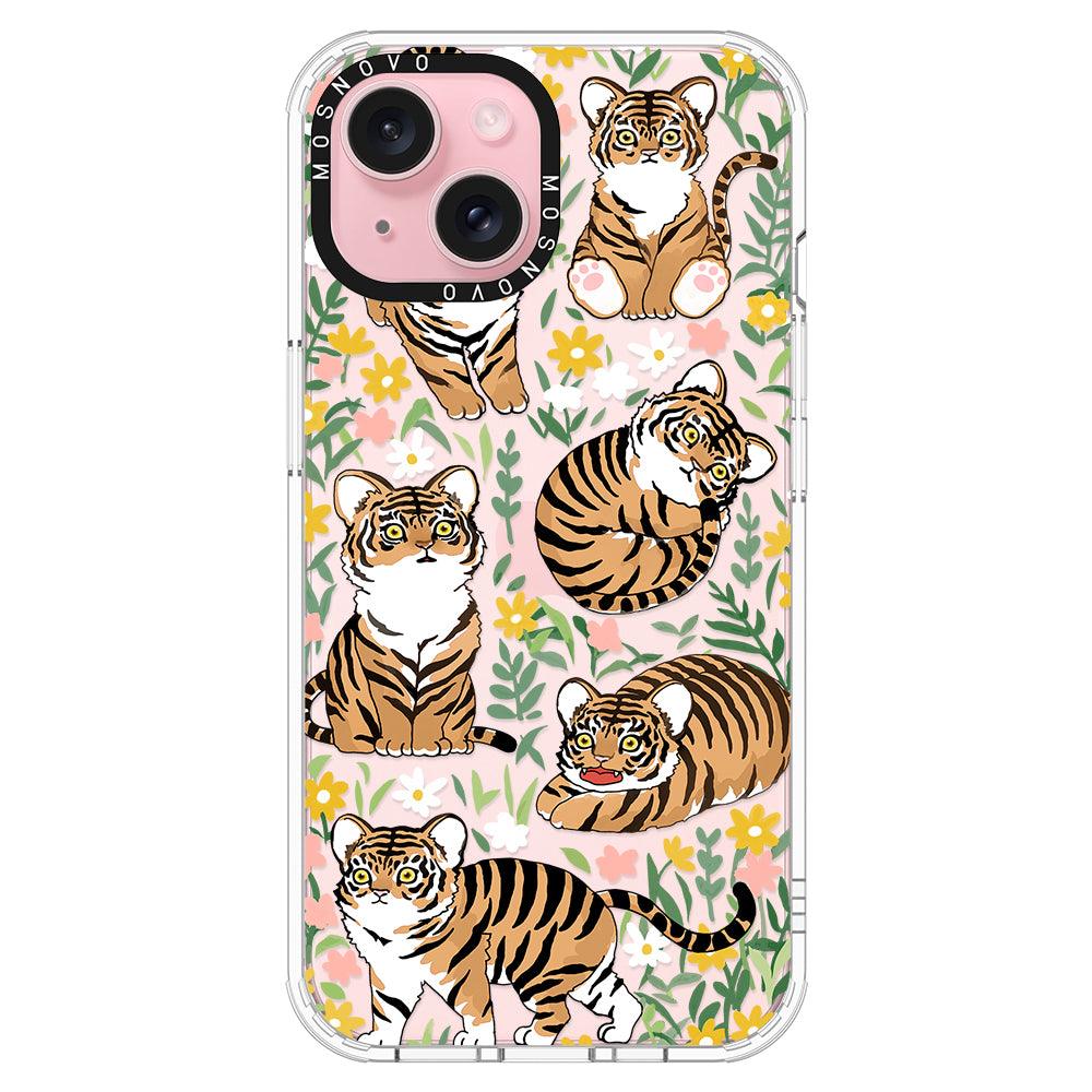 Cute Tiger Phone Case iPhone 15 Case