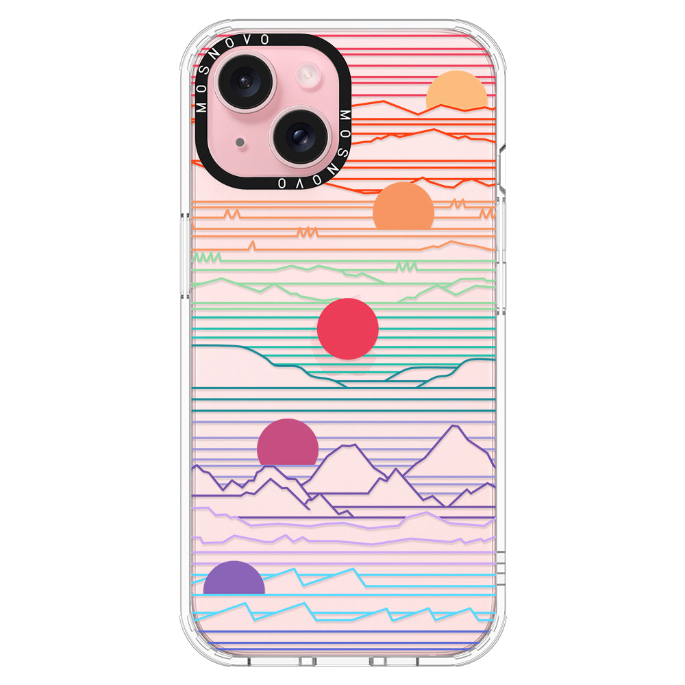 Sunset Phone Case - iPhone 15 Plus Case - MOSNOVO