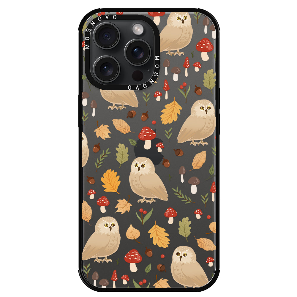 Autumn Owl Phone Case - iPhone 15 Pro Max Case - MOSNOVO