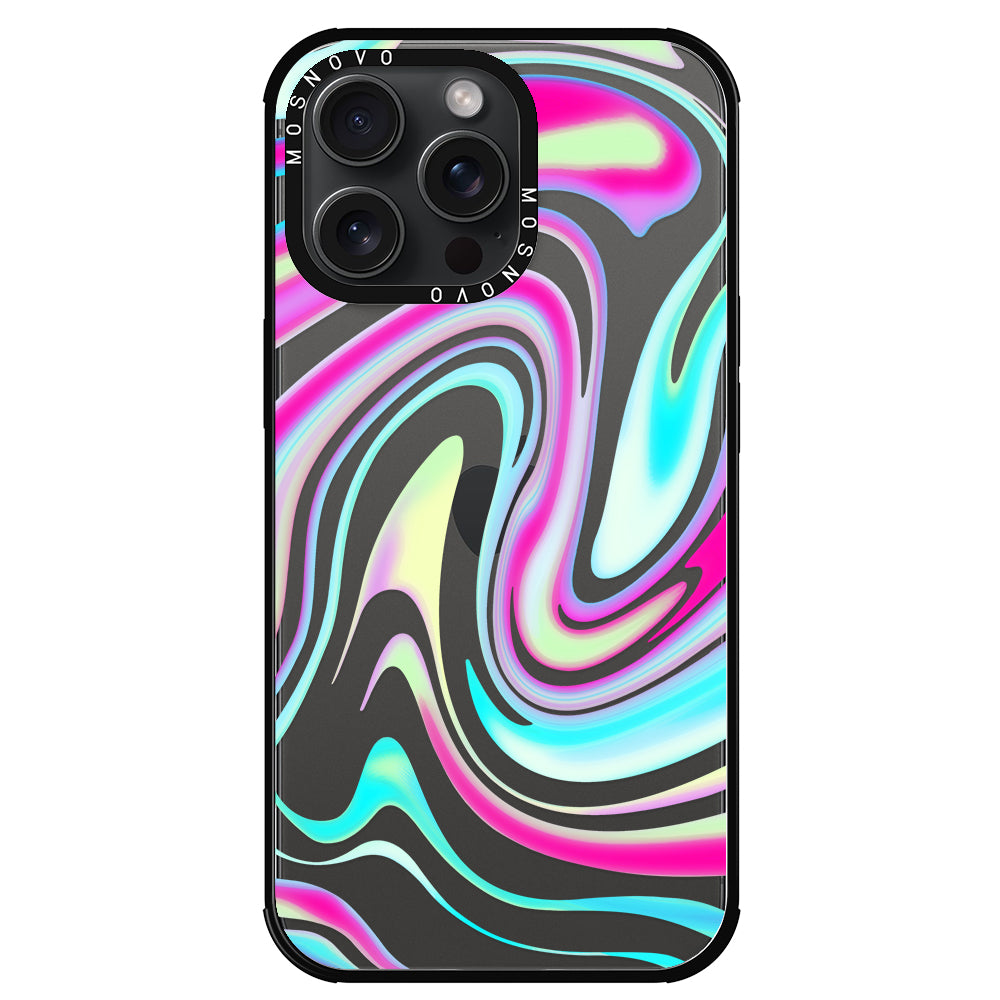 Psychedelic Swirls Phone Case - iPhone 15 Pro Max Case - MOSNOVO