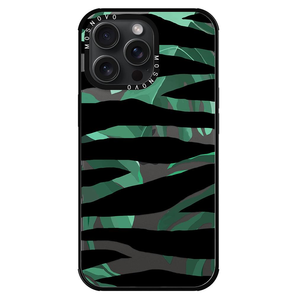 Wild Zebra Phone Case - iPhone 15 Pro Max Case - MOSNOVO