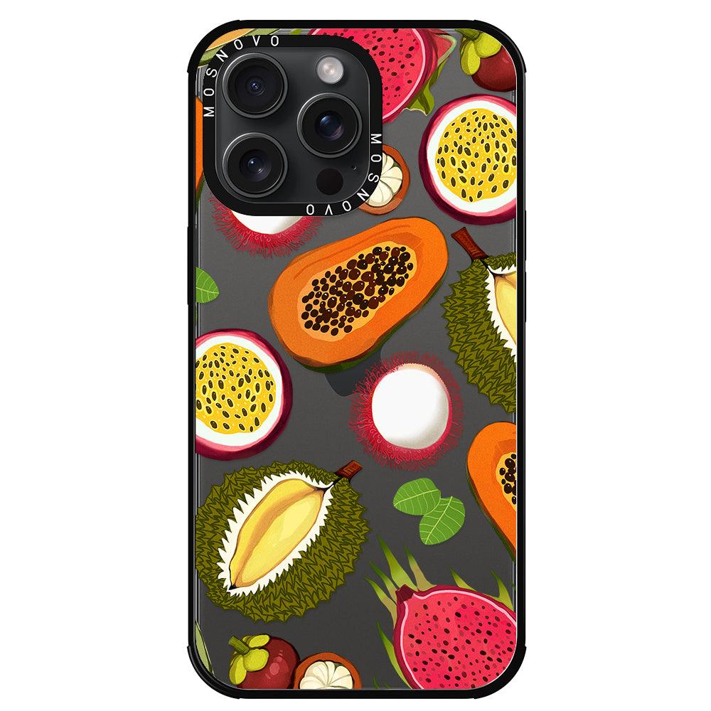 Tropical Fruit Phone Case - iPhone 15 Pro Max Case - MOSNOVO