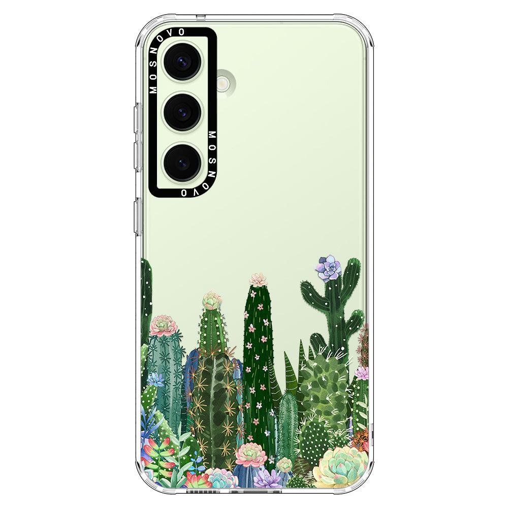 Succulents Garden Phone Case - Samsung Galaxy S24 Plus Case - MOSNOVO