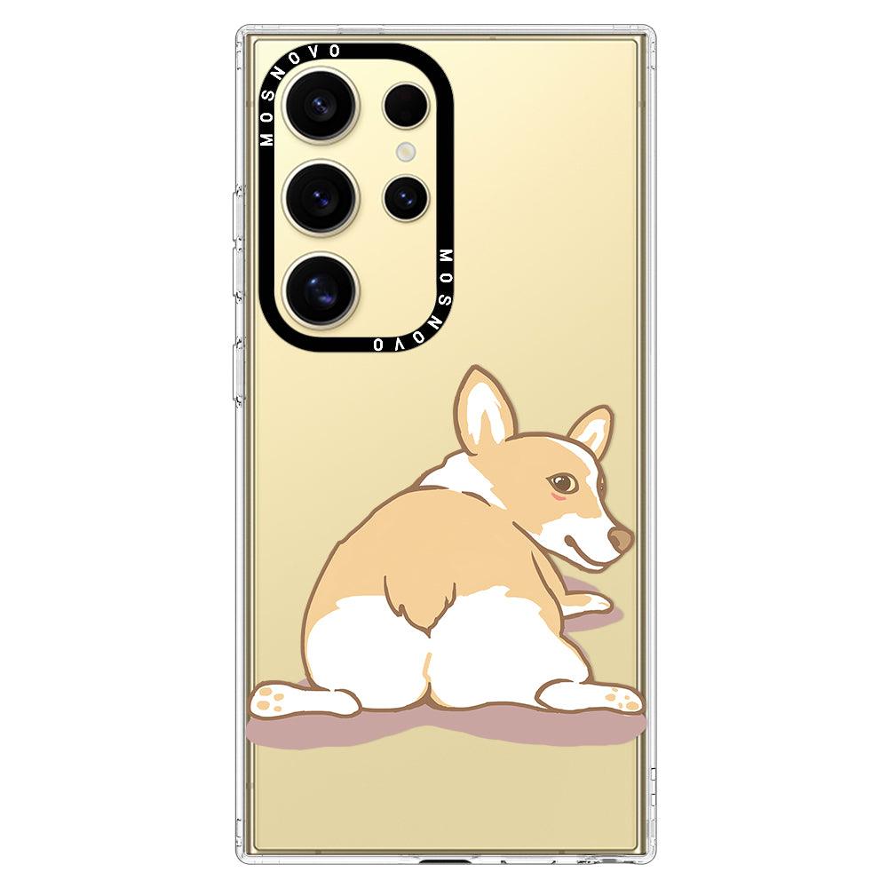 Corgi Butt Phone Case - Samsung Galaxy S24 Ultra Case - MOSNOVO