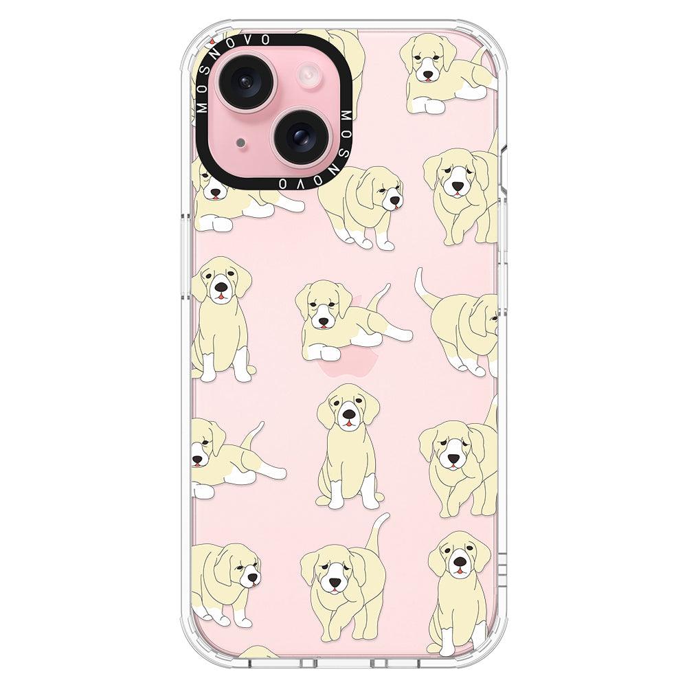 Golden Retriever Phone Case - iPhone 15 Case Clear