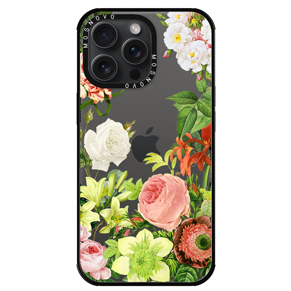 Botanical Garden Phone Case - iPhone 15 Pro Max Case - MOSNOVO