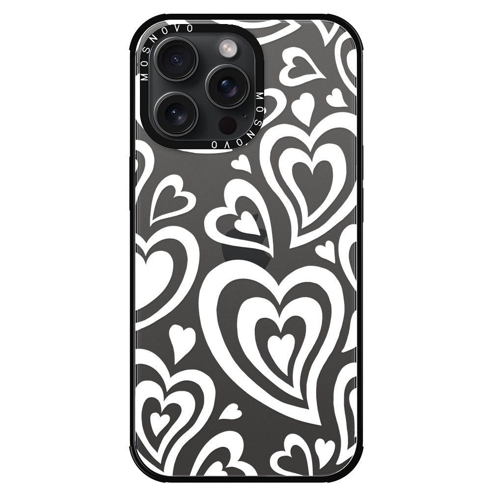 Twist Heart Phone Case - iPhone 15 Pro Max Case - MOSNOVO