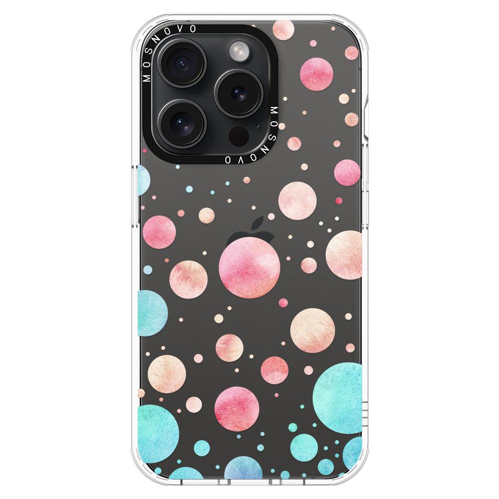 Colorful Bubbles Phone Case - iPhone 15 Pro Case - MOSNOVO