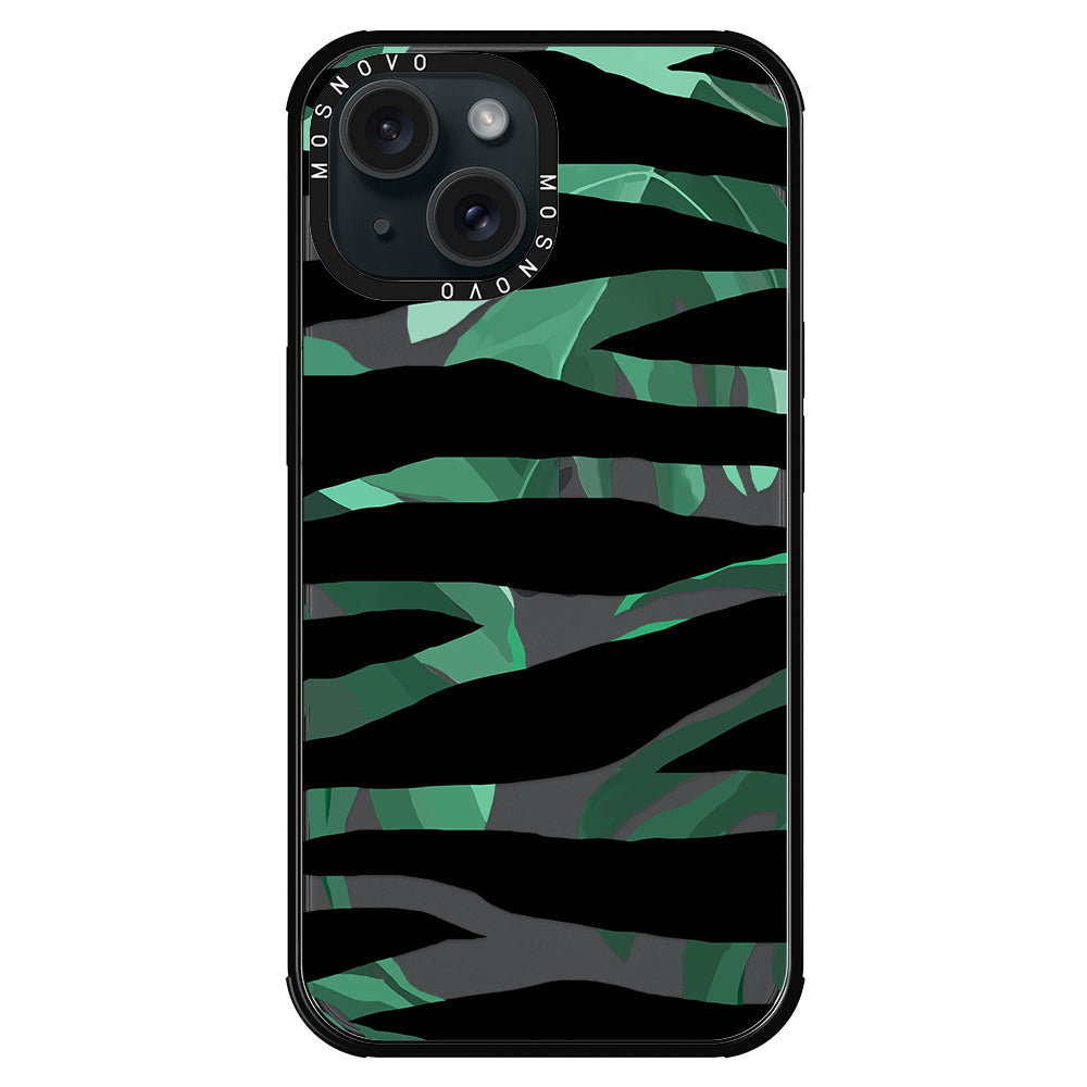 Wild Zebra Phone Case - iPhone 15 Case - MOSNOVO