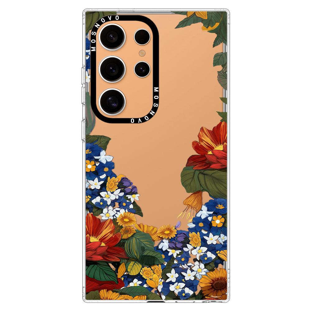 Floral Garden Phone Case - Samsung Galaxy S24 Ultra Case - MOSNOVO